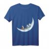 Astronaut von Campfire auf Halbmond - Astronomie-Fan T-Shirt, Perfekt für Sternenbeobachtung, Planetarium & Science-Fiction Fans