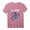 Kinder Leon Astronaut Raumfahrt Weltraum Geburtstag Jungen T-Shirt - Perfektes Geschenk für Schulanfang, Geburtstag & Weihnachten