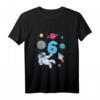 Kinder Astronaut T-Shirt zum 6. Geburtstag - Weltraum Outfit für Jungen & Mädchen, Lustiges Raumschiff Geschenk für Kinderparty & Kindergarten