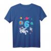 Kinder Astronaut T-Shirt zum 6. Geburtstag - Weltraum Outfit für Jungen & Mädchen, Lustiges Raumschiff Geschenk für Kinderparty & Kindergarten