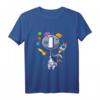 Kinder Astronaut T-Shirt zum 1. Geburtstag - Raumfahrt und Weltraum Motiv für Jungen und Mädchen, ideales Geschenk für kleine Astronauten