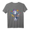 Kinder Astronaut T-Shirt zum 1. Geburtstag - Raumfahrt und Weltraum Motiv für Jungen und Mädchen, ideales Geschenk für kleine Astronauten