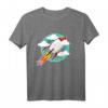 Kinder Rocket Retro T-Shirt für kleine Astronauten – Perfektes Weihnachts- und Geburtstagsgeschenk für Mädchen und Jungen, die vom Weltraum träumen