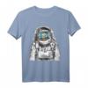 Fischbecken im Raumanzug Astronaut Goldfisch Weltraumgrafik T-Shirt – Für Science Fiction Liebhaber und Raumfahrtfans