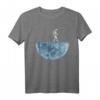 Gemähter Mondstern-Astronaut Mäht den Mond Rasen T-Shirt – Lustiges Weltraum- und Astronauten-Geschenk für Kinder und Erwachsene