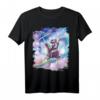 Galaxy Astronaut Faultier Reiten Lama Einhorn T-Shirt - Lustiges Kinder T-Shirt mit Tier- und Weltraummotiven