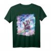 Galaxy Astronaut Faultier Reiten Lama Einhorn T-Shirt - Lustiges Kinder T-Shirt mit Tier- und Weltraummotiven