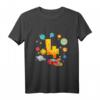Kinder Rakete T-Shirt zum 4. Geburtstag - Weltraum Motiv für Jungen und Mädchen, ideal für Kindergeburtstag & Weltraum-Fans