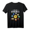Kinder Ich Bin Schon 6 Planeten Sonnensystem T-Shirt - Perfektes Geburtstags- und Einschulungsgeschenk für kleine Raumfahrtfans