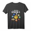 Kinder Ich Bin Schon 6 Planeten Sonnensystem T-Shirt - Perfektes Geburtstags- und Einschulungsgeschenk für kleine Raumfahrtfans