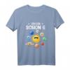 Kinder Ich Bin Schon 6 Planeten Sonnensystem T-Shirt - Perfektes Geburtstags- und Einschulungsgeschenk für kleine Raumfahrtfans