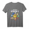 Kinder Ich Bin Schon 6 Planeten Sonnensystem T-Shirt - Perfektes Geburtstags- und Einschulungsgeschenk für kleine Raumfahrtfans