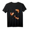 Cute Foxes Flying Astronaut Star Universe Space Galaxy Fox T-Shirt – Originelles Retro Geschenk für Weihnachten, Geburtstag & mehr