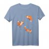 Cute Foxes Flying Astronaut Star Universe Space Galaxy Fox T-Shirt – Originelles Retro Geschenk für Weihnachten, Geburtstag & mehr