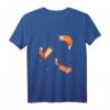 Cute Foxes Flying Astronaut Star Universe Space Galaxy Fox T-Shirt – Originelles Retro Geschenk für Weihnachten, Geburtstag & mehr
