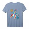 Planeten Rakete Kosmonaut Astronaut Kinder T-Shirt - Perfektes Geschenk für kleine Weltraum-Fans zu Geburtstag & Weihnachten