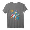 Planeten Rakete Kosmonaut Astronaut Kinder T-Shirt - Perfektes Geschenk für kleine Weltraum-Fans zu Geburtstag & Weihnachten