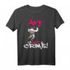 Art Is Not A Crime Graffiti Street Art T-Shirt mit Astronaut und Sprühdose – Perfektes Streetwear für Sprayer, Graffiti Fans und Space Enthusiasten