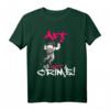Art Is Not A Crime Graffiti Street Art T-Shirt mit Astronaut und Sprühdose – Perfektes Streetwear für Sprayer, Graffiti Fans und Space Enthusiasten