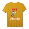 Art Is Not A Crime Graffiti Street Art T-Shirt mit Astronaut und Sprühdose – Perfektes Streetwear für Sprayer, Graffiti Fans und Space Enthusiasten