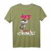 Art Is Not A Crime Graffiti Street Art T-Shirt mit Astronaut und Sprühdose – Perfektes Streetwear für Sprayer, Graffiti Fans und Space Enthusiasten