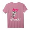 Art Is Not A Crime Graffiti Street Art T-Shirt mit Astronaut und Sprühdose – Perfektes Streetwear für Sprayer, Graffiti Fans und Space Enthusiasten