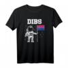 Dibs Astronaut Bisexual Flag T-Shirt – LGBTQ Pride Support für Männer und Frauen, Bi Stolz & Civil Rights Apparel