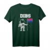 Dibs Astronaut Bisexual Flag T-Shirt – LGBTQ Pride Support für Männer und Frauen, Bi Stolz & Civil Rights Apparel