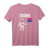 Dibs Astronaut Bisexual Flag T-Shirt – LGBTQ Pride Support für Männer und Frauen, Bi Stolz & Civil Rights Apparel