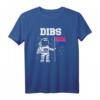 Dibs Astronaut Bisexual Flag T-Shirt – LGBTQ Pride Support für Männer und Frauen, Bi Stolz & Civil Rights Apparel