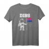 Dibs Astronaut Bisexual Flag T-Shirt – LGBTQ Pride Support für Männer und Frauen, Bi Stolz & Civil Rights Apparel
