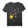 Niedliche Planeten Sonnensystem Astronomie T-Shirt – Für Weltraumfans, Astronomen und Raumfahrtliebhaber