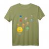 Niedliche Planeten Sonnensystem Astronomie T-Shirt – Für Weltraumfans, Astronomen und Raumfahrtliebhaber