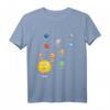 Niedliche Planeten Sonnensystem Astronomie T-Shirt – Für Weltraumfans, Astronomen und Raumfahrtliebhaber