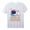 Offizielles Astronaut Schlafshirt Pyjama Nachthemd – Lustiges Geschenk für Damen, Herren und Teenager, perfekt für Morgenmuffel und Langschläfer