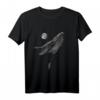 Funny Whale Moon Astronaut T-Shirt - Humorvolles Raumfahrt Design für Weltraum-Fans