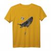Funny Whale Moon Astronaut T-Shirt - Humorvolles Raumfahrt Design für Weltraum-Fans