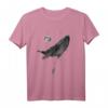 Funny Whale Moon Astronaut T-Shirt - Humorvolles Raumfahrt Design für Weltraum-Fans