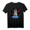 NASA Space Shuttle Take Off Logo Premium T-Shirt - Offiziell lizenzierte NASA Kleidung für Raumfahrtfans