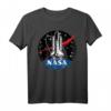 NASA Space Shuttle Take Off Logo Premium T-Shirt - Offiziell lizenzierte NASA Kleidung für Raumfahrtfans