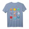 Planeten Weltall Rakete Weltraum Astronaut Kinder T-Shirt – Perfektes Geschenk für Schulanfang, Geburtstag und Weltraumfans