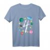 Kinder 4. Geburtstag Weltraum Shirt - Astronauten T-Shirt für Jungen und Mädchen, ideales Geschenk für Geburtstag, Weihnachten & Einschulung