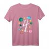 Kinder 4. Geburtstag Weltraum Shirt - Astronauten T-Shirt für Jungen und Mädchen, ideales Geschenk für Geburtstag, Weihnachten & Einschulung