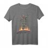 Space Raumfahrt Weltraum Skateboard Astronaut T-Shirt - Perfektes Geschenk für Skater, Jungen, Männer und Frauen