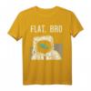 Flat Bro Astronaut Space Conspiracy Theory T-Shirt – Lustiges Geschenk für Flat Earth Gläubige, Space-Liebhaber & Conspiracy-Theoristen