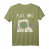 Flat Bro Astronaut Space Conspiracy Theory T-Shirt – Lustiges Geschenk für Flat Earth Gläubige, Space-Liebhaber & Conspiracy-Theoristen