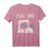 Flat Bro Astronaut Space Conspiracy Theory T-Shirt – Lustiges Geschenk für Flat Earth Gläubige, Space-Liebhaber & Conspiracy-Theoristen