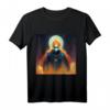 Astronaut auf Feuer T-Shirt – Sci-Fi Monster Motiv für Feuer- und Weltraumfans