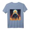 Astronaut auf Feuer T-Shirt – Sci-Fi Monster Motiv für Feuer- und Weltraumfans