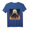 Astronaut auf Feuer T-Shirt – Sci-Fi Monster Motiv für Feuer- und Weltraumfans